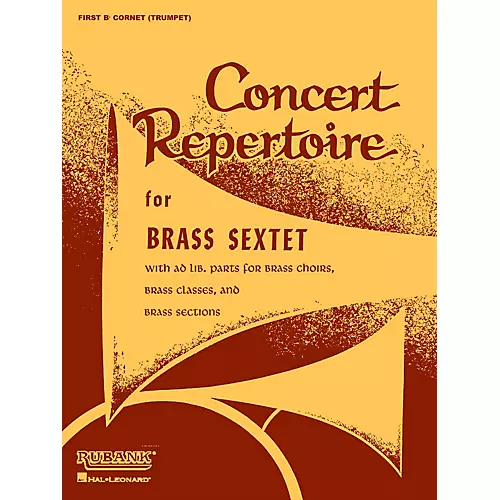 Rubank Publications Concert Repertoire For Brass Sextet (Baritone T.C ...
