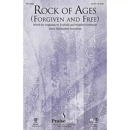 PraiseSong Rock Of Ages (Forgiven And Free) CHOIRTRAX CD Composed By ...