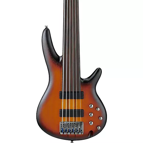 Ibanez Bass Workshop SRF706 6-String Electric Bass Flat Brown Burst ...