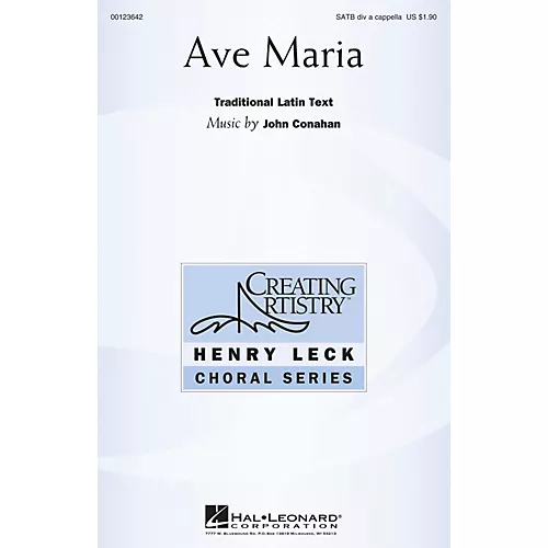 Hal Leonard Ave Maria (Henry Leck Choral Series) SATB DV A Cappella ...