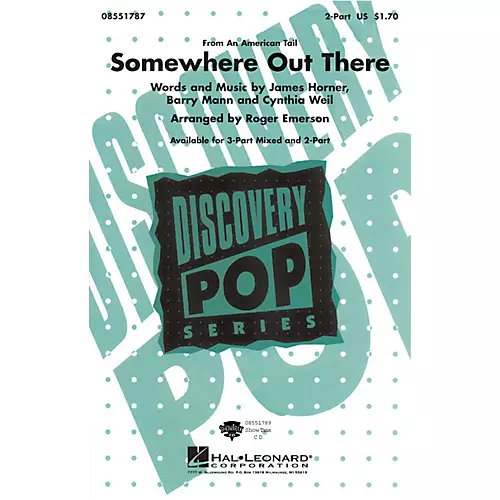 Hal Leonard Somewhere Out There ShowTrax CD Arranged By Roger Emerson ...